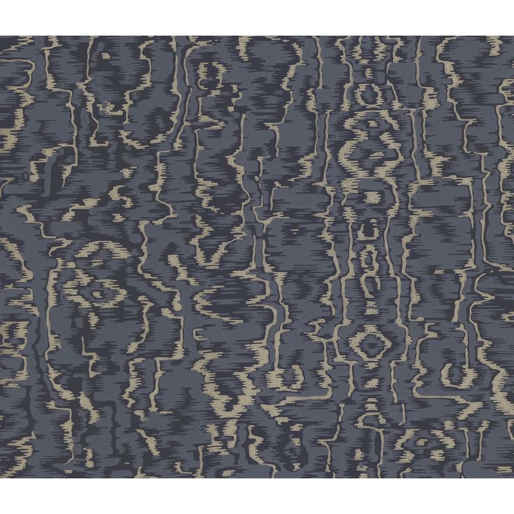 Tapetti 1838 Wallcoverings Avington, tummansininen, 0,52x10,05m