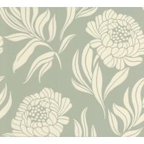 Tapetti 1838 Wallcoverings Chatsworth, sinivihreä, 0,52x10,05m