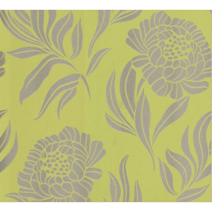 Tapetti 1838 Wallcoverings Chatsworth, vihreä, 0,52x10,05m