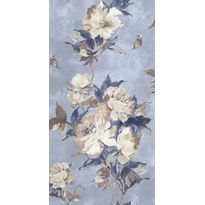 Tapetti 1838 Wallcoverings Madama Butterfly, sininen, 0,52x10,05m