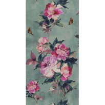 Tapetti 1838 Wallcoverings Madama Butterfly, vihreä, 0,52x10,05m