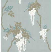 Tapetti 1838 Wallcoverings Leonora, sininen, 0,52x10,05m