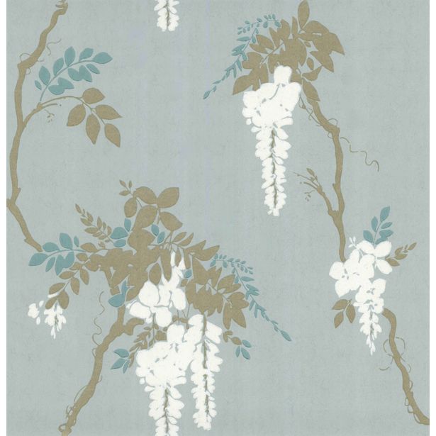 Tapetti 1838 Wallcoverings Leonora, sininen, 0,52x10,05m