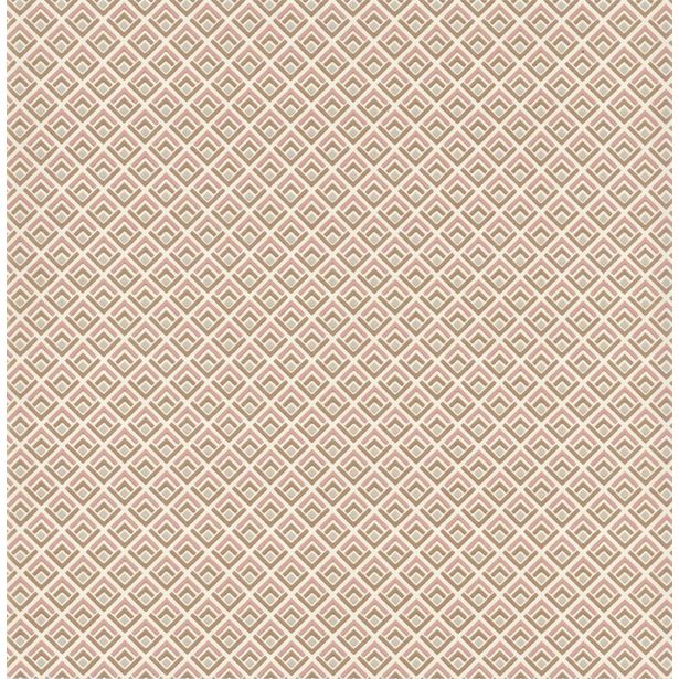 Tapetti 1838 Wallcoverings Gio, vaaleanpunainen, 0,52x10,05m