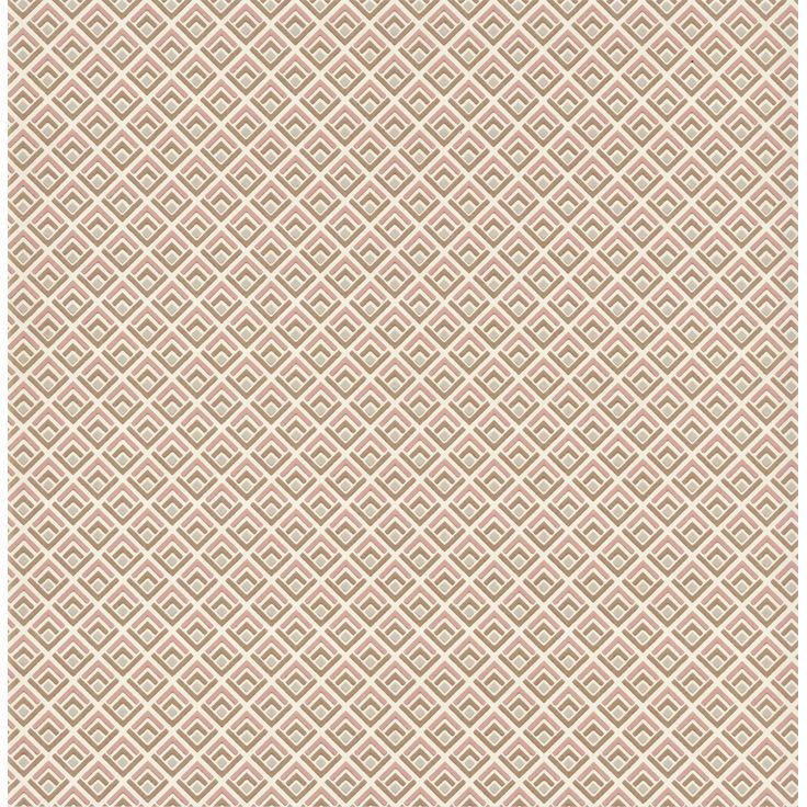 Tapetti 1838 Wallcoverings Gio, vaaleanpunainen, 0,52x10,05m