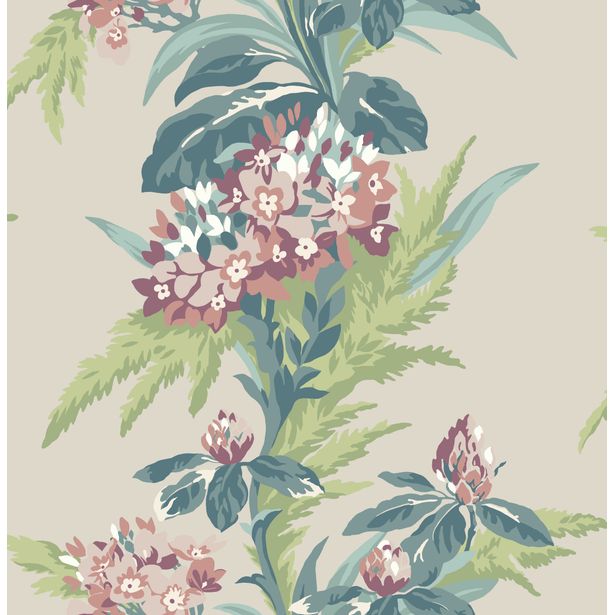 Tapetti 1838 Wallcoverings Aurora, vaalea, 0,52x10,05m