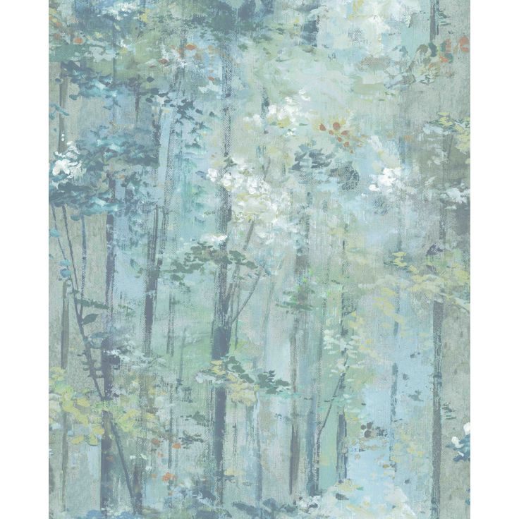 Metsätapetti 1838 Wallcoverings Glade, turkoosi, 0,52x10,05m