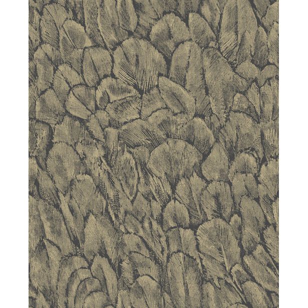 Tapetti 1838 Wallcoverings Tranquil foil, kultainen, 0,52x10,05m