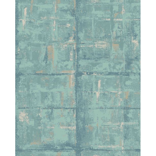 Tapetti 1838 Wallcoverings Patina, turkoosi, 0,52x10,05m