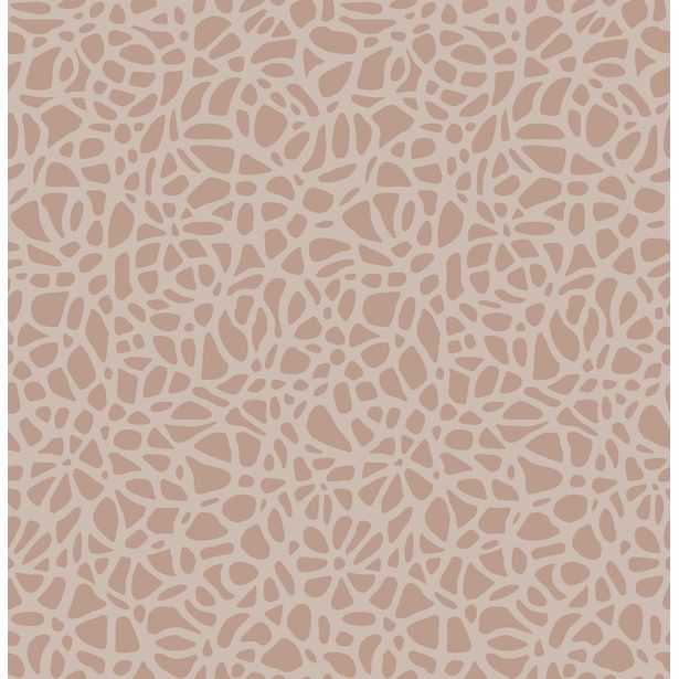 Tapetti 1838 Wallcoverings Pebble, vaaleanpunainen, 0,52x10,05m
