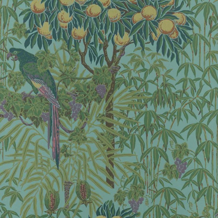 Tapetti 1838 Wallcoverings Macaw, 0.52x10.05m, non-woven