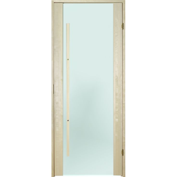 Saunan ovi Prosauna Sarastus, 7x19, etsattu lasi, haapa