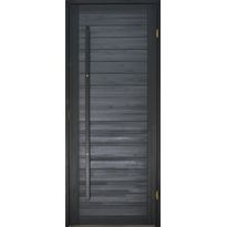 Saunan ovi Prosauna Hiili, 7x19, mänty, musta