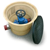 Venttiilikaivo Wavin DN100 WC-vesille