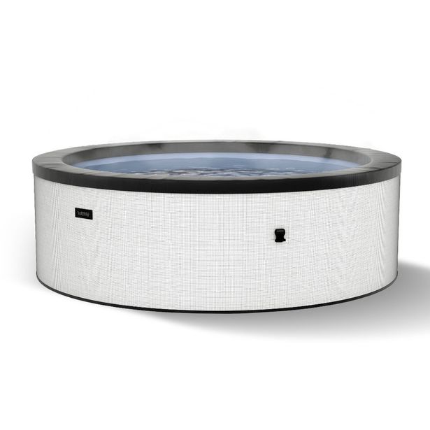 Ulkoporeallas Wave Spa Tahoe, 4 hlöä, 70 suutinta, WiFi, pyöreä, koottava, valkoinen