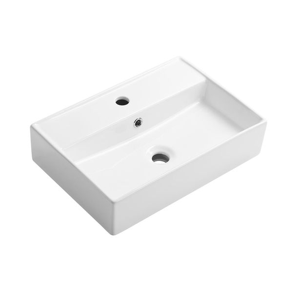 Malja-allas Interia Purita 50x35x12 cm, valkoinen