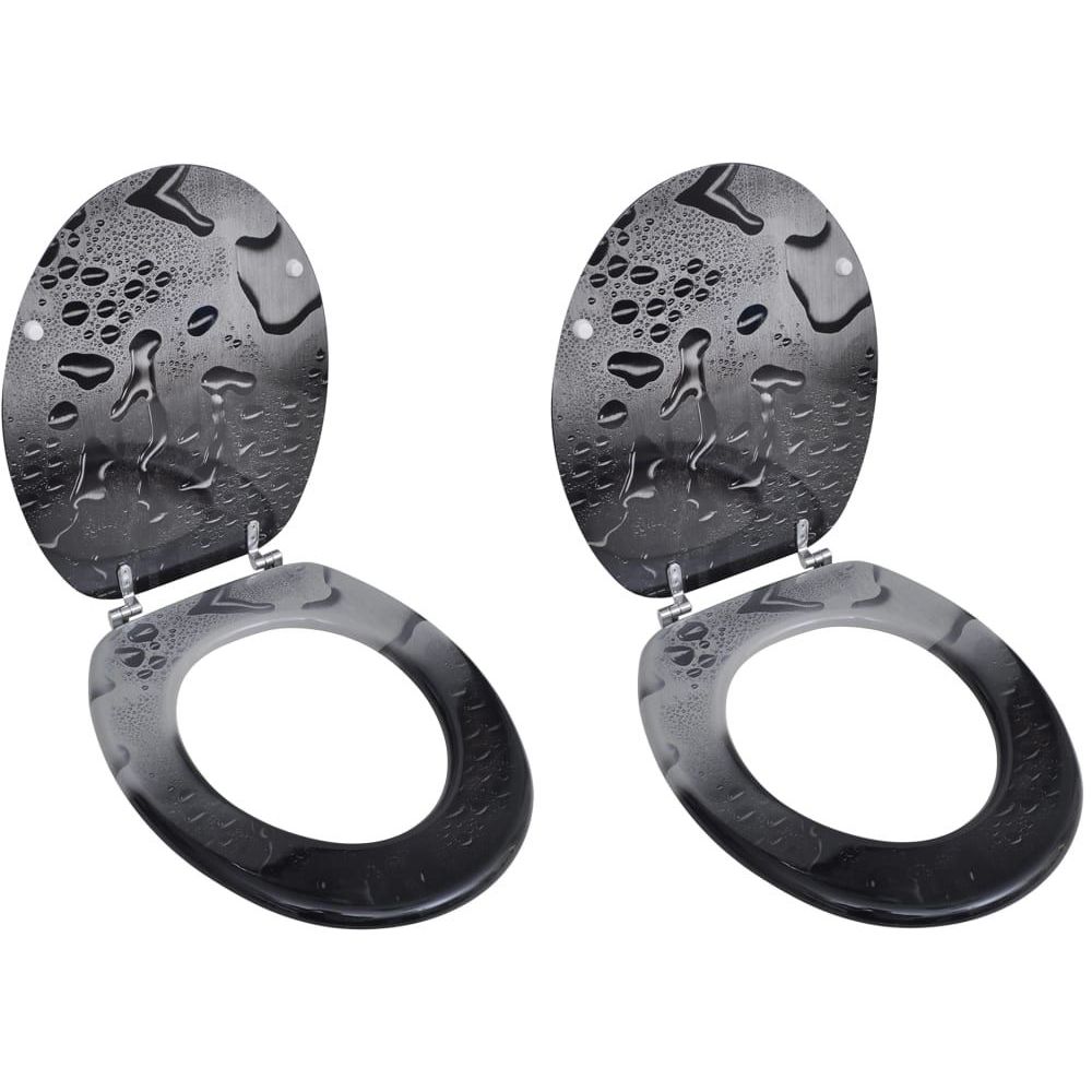 WC-istuimen kansi hard close 2 kpl MDF vesikuosi