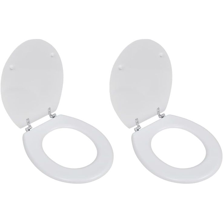 WC istuimet soft close kansilla 2 kpl MDF valkoinen