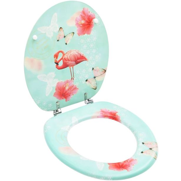 WC istuin kannella MDF flamingokuosi