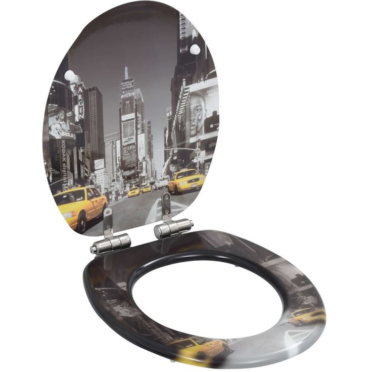 WC istuin soft close kannella MDF New York kuosi