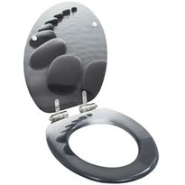 WC-istuimen kansi soft-close MDF kivikuosi