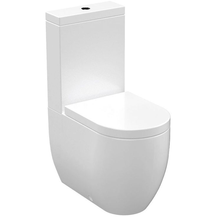 WC-istuin Kerasan Flo S/P-lukko valkoinen