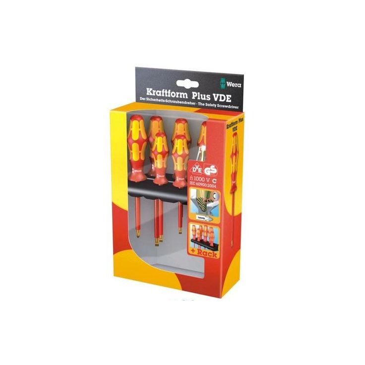 Ruuvimeisselisarja Wera Kraftform Plus 160i/165i/7 7 kpl