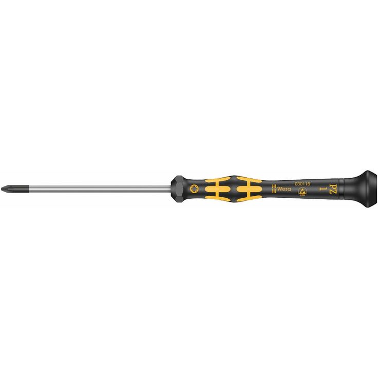 Elektroniikkaruuvimeisseli Wera Esd Kraftform Micro, PZ 1x80mm