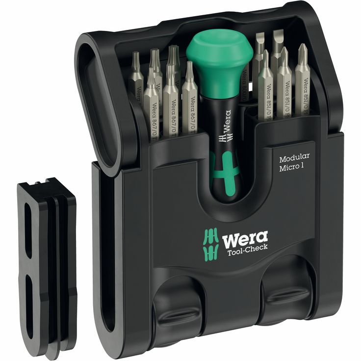 Ruuvimeisselisarja Wera Tool-Check Modular Micro 1, 21 kpl