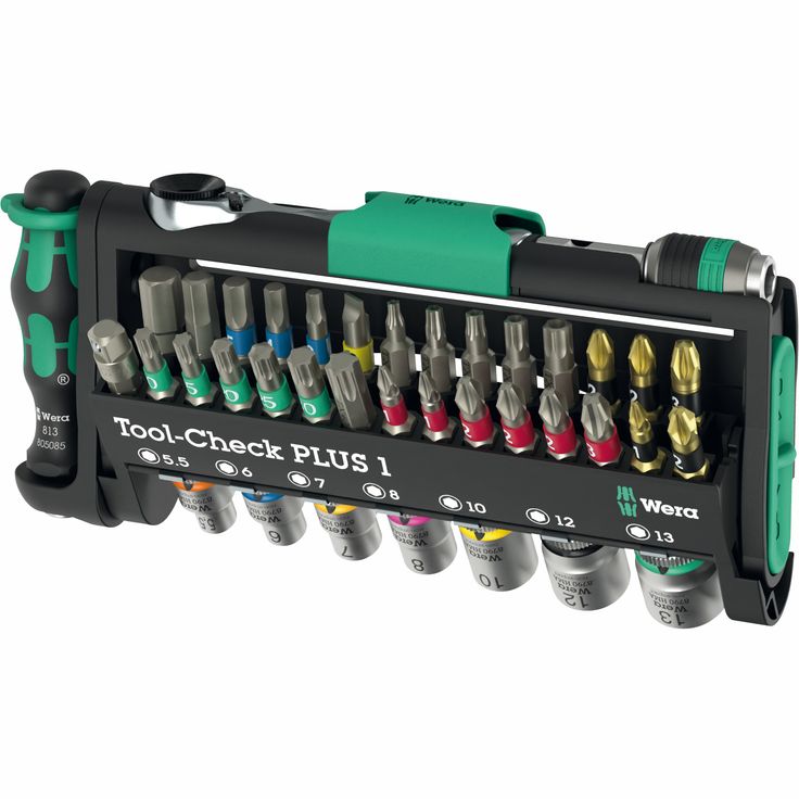 Hylsysarja Wera Tool-Check Plus 1, 39 kpl
