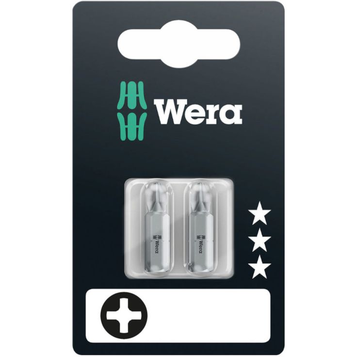 Vääntökärkisarja Wera 851/1 Torsion PH3 x 25mm, 2 kpl