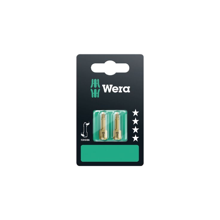 Vääntökärki Wera 855/1 TH, PZ 1, 2 kpl, 1x25mm