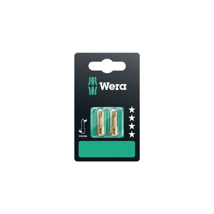 Vääntökärki Wera 855/1 TH, PZ 2, 2 kpl, 2x25mm