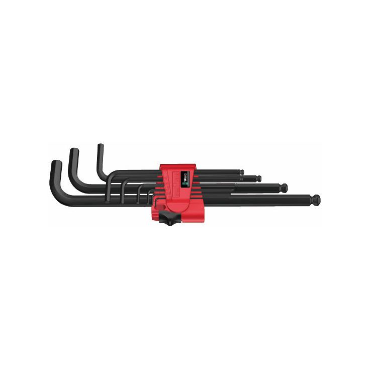 Kuusiokoloavainsarja Wera 950 PKL/9 BM N SB, 1, 5–10mm