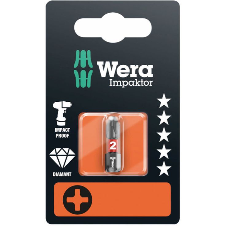 Iskukärki Wera 851/1 Impaktor, PH2x25mm