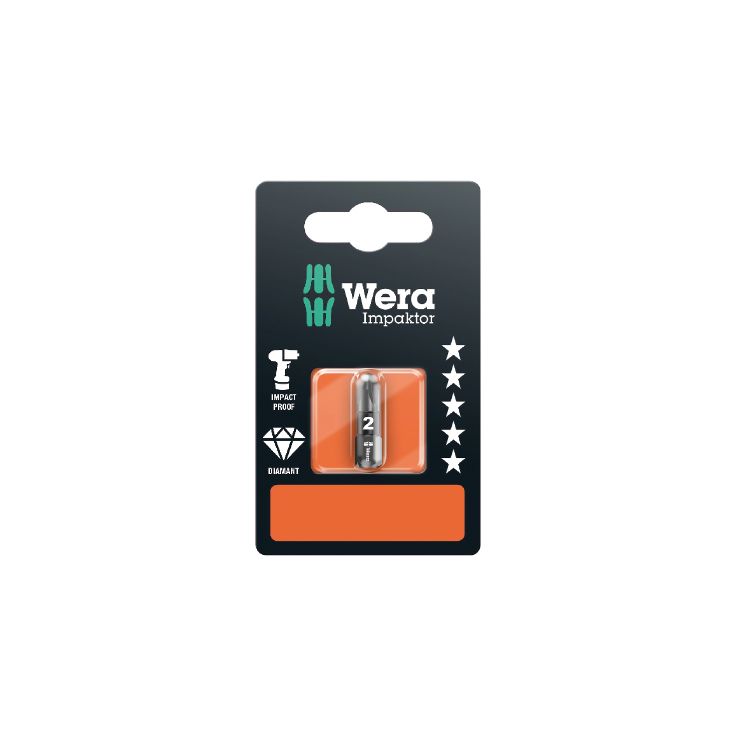 Iskukärki Wera 855/1 Impaktor, PZ2x25mm