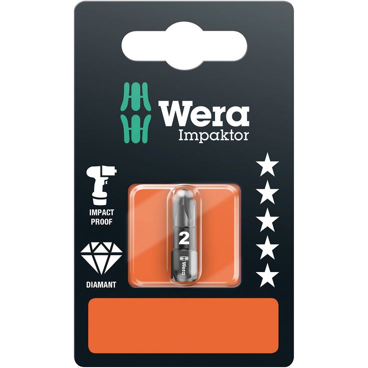 Iskukärki Wera 855/1 Impaktor, PZ3x25mm
