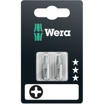 Kärkisarja kipsilevyruuveille Wera 851/1 RZ, PH 2x25mm, 2 kpl