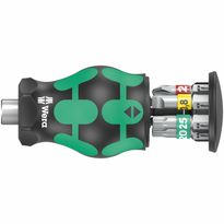 Ruuvimeisseli Wera Kraftform Kompakt Stubby, 6 kpl, Ph/torx/sl