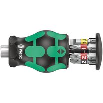 Ruuvimeisseli Wera Kraftform Kompakt Stubby, 6 kpl, Ph/pz/sl