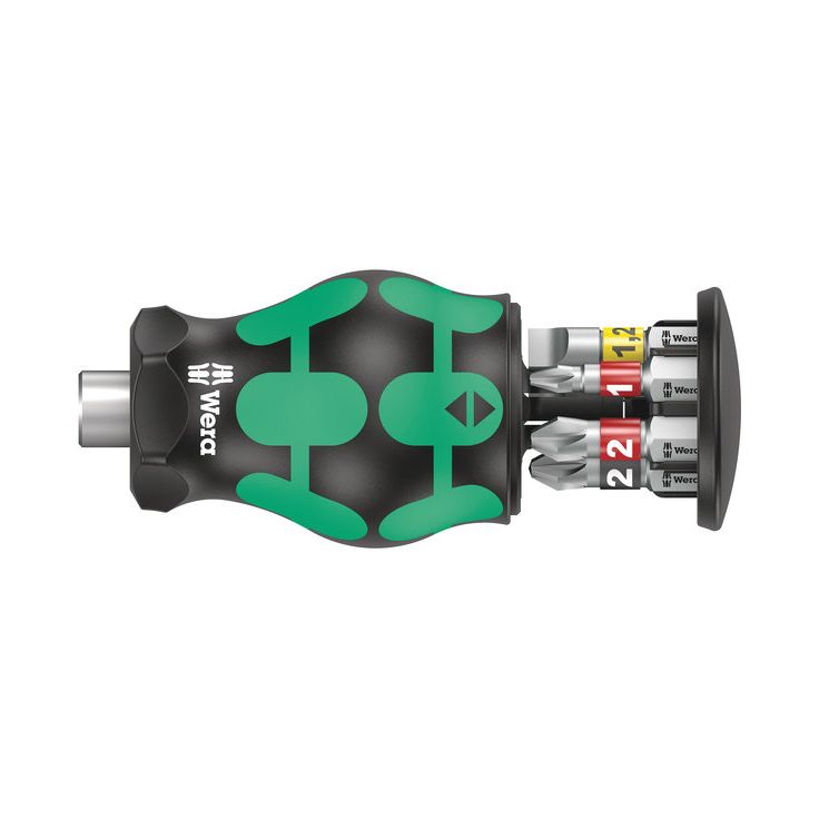 Ruuvimeisseli Wera Kraftform Kompakt Stubby, 6 kpl, Ph/pz/sl