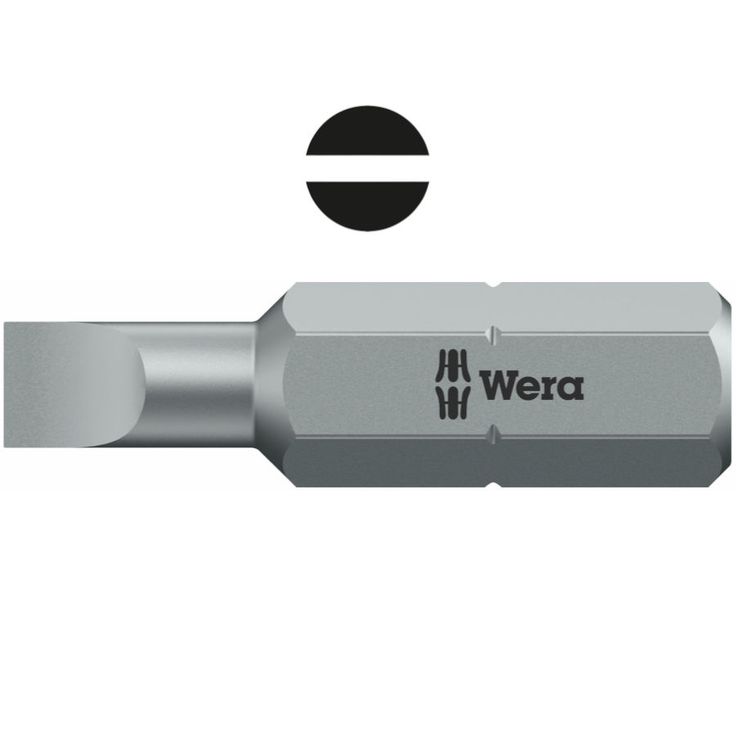 Kärkisarja uraruuveille Wera 800/1 Z, 0, 5 x 3, 0x25mm