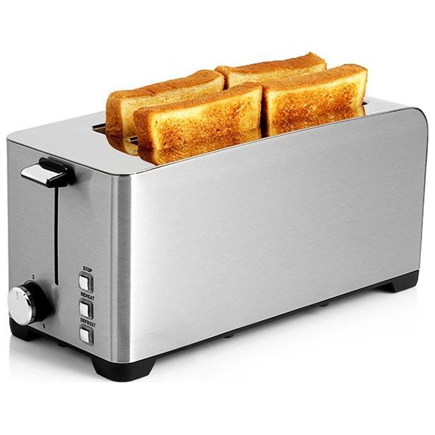 Leivänpaahdin Wilfa Brunch TOL-1400S, 1400W, 4 leivälle, teräs