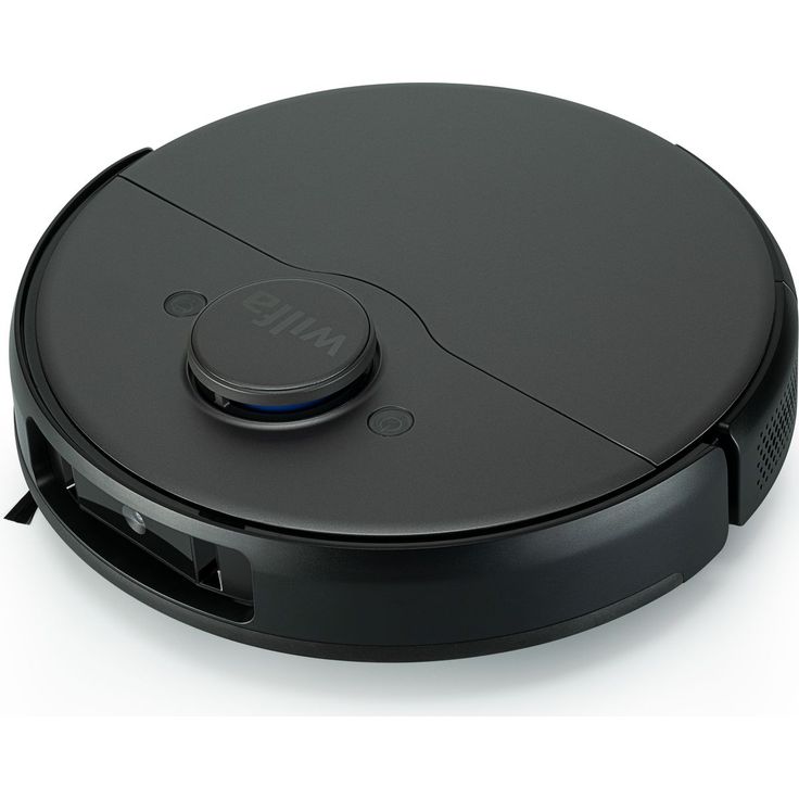 Moppaava robotti-imuri Wilfa RVC-D4000SL+ Innobot tyhjennysasema musta