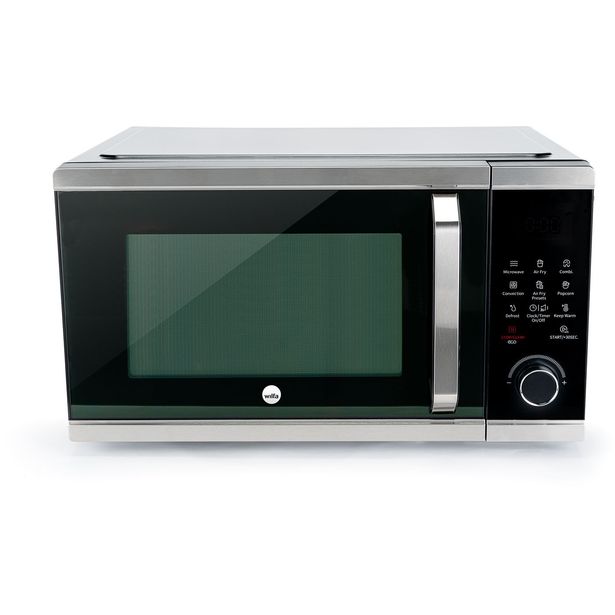 Mikroaaltouuni Wilfa Multioven MAC-25S 3-in-1, musta-hopea