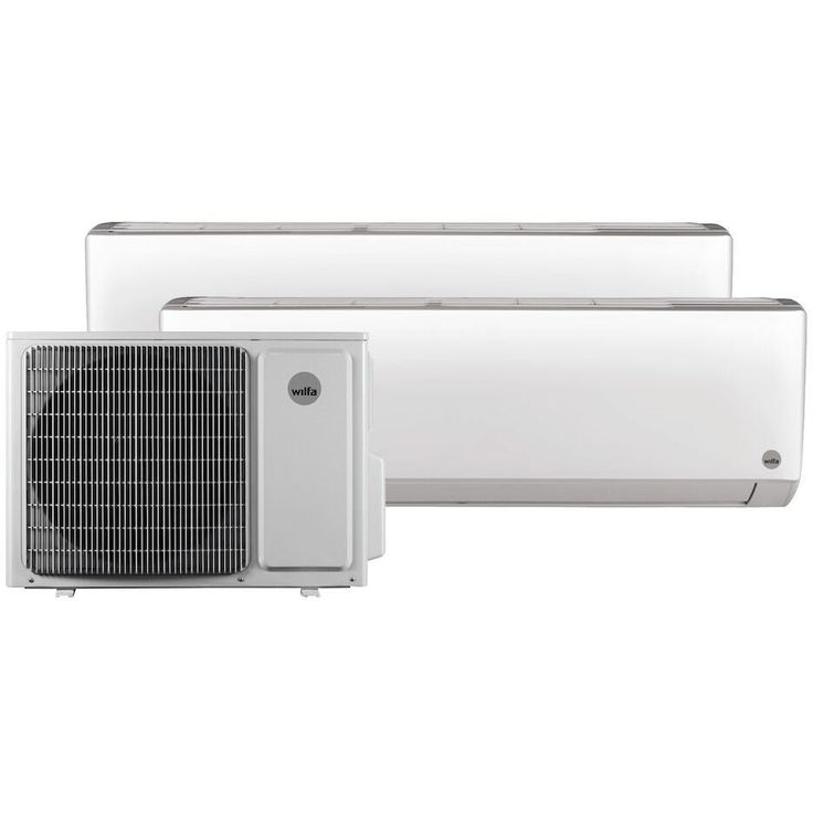 Ilmalämpöpumppu Wilfa Duo Split 7,3 kW, 2 sisäyksikköä