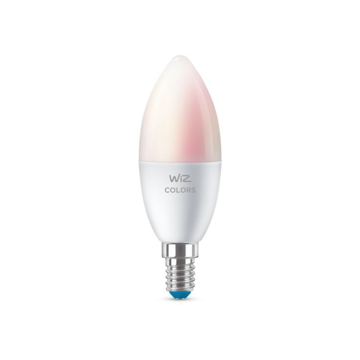 LED-älypolttimo WiZ, Wi-Fi, 5W, E14, värivaihto, 2kpl