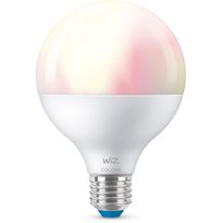 LED-älylamppu WiZ G95 Color, Wi-Fi, 11W, E27, pallo