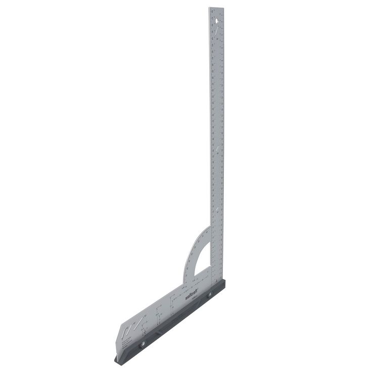 Suorakulma Wolfcraft, 280x500mm, teräs