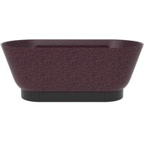 Kylpyamme Woodio Flow Berry, 1600x700mm, punainen